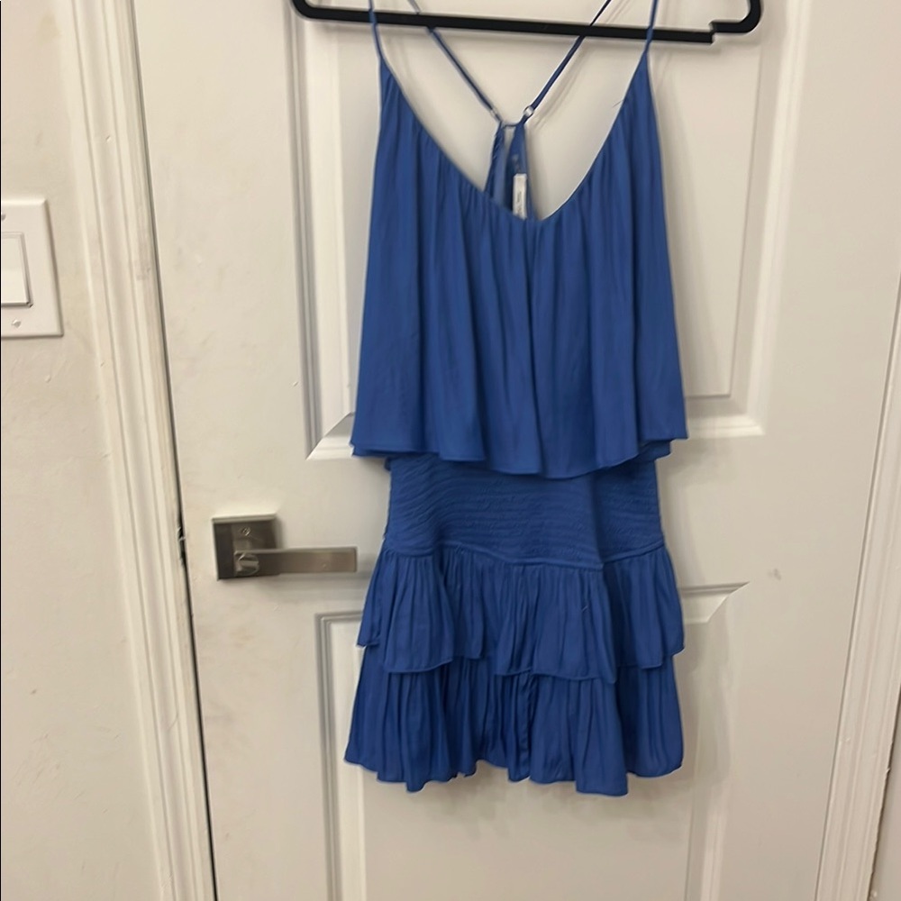 Mustard Seed Sky Blue Sleeveless Dress